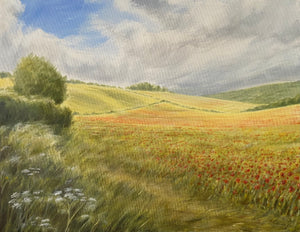 "Poppies near Coombe Field North, Goring"